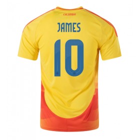 Colombia James Rodriguez #10 Hjemme skjorte Copa America 2024 Kortermet